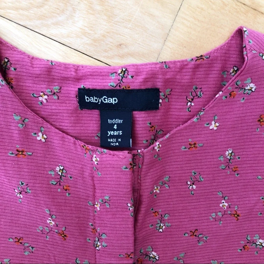 Gap Kids Pink Floral Dress - Size 4